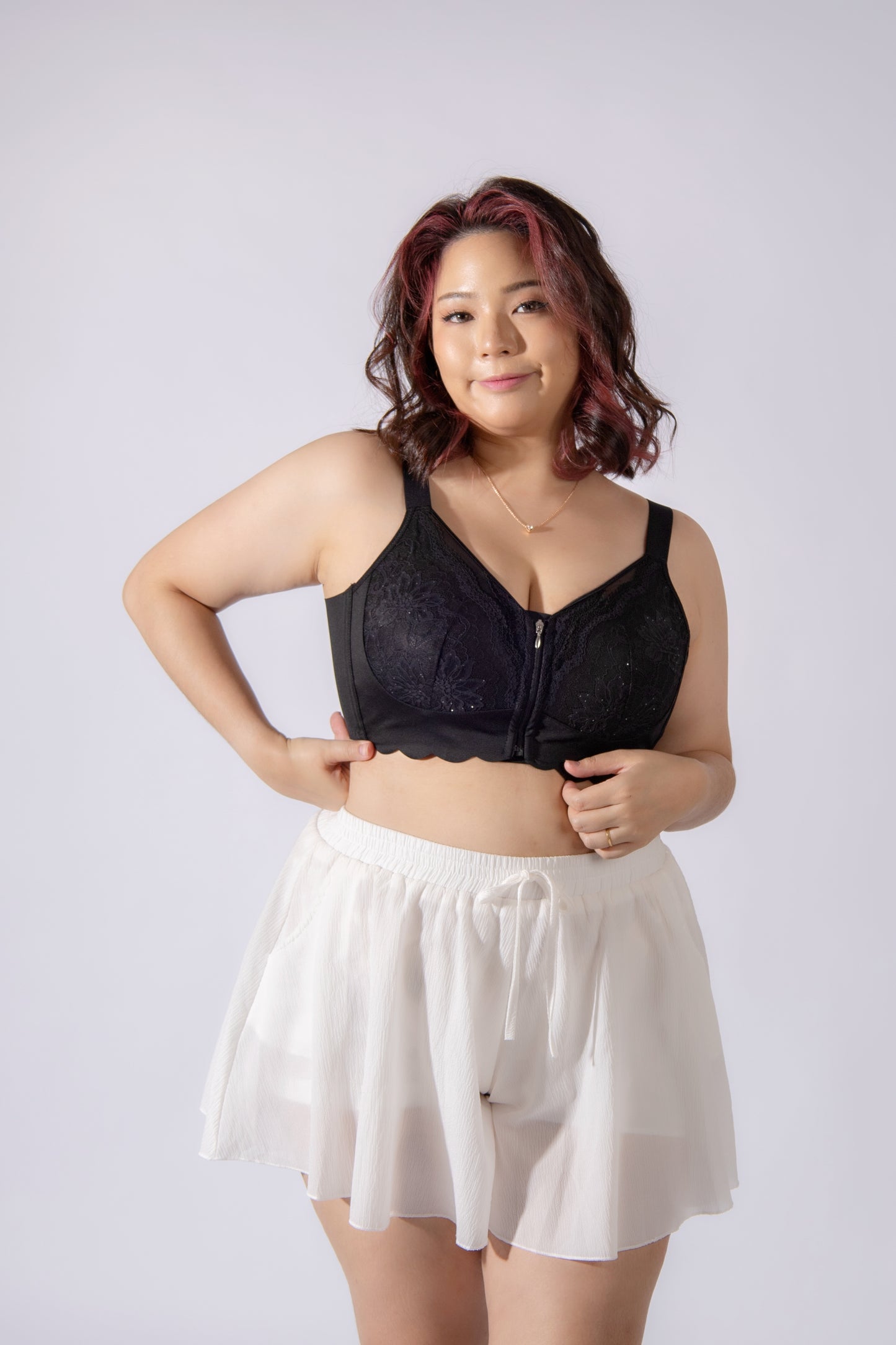 【Font Buckle Bra】Sharon