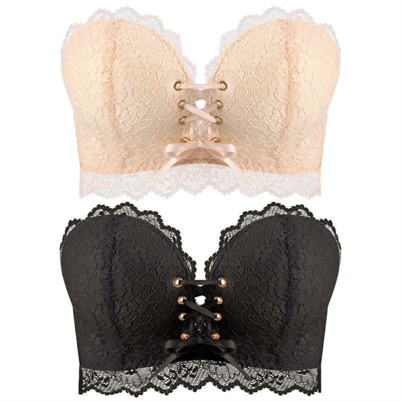 【Strapless Bra】Lace Strapless Bra