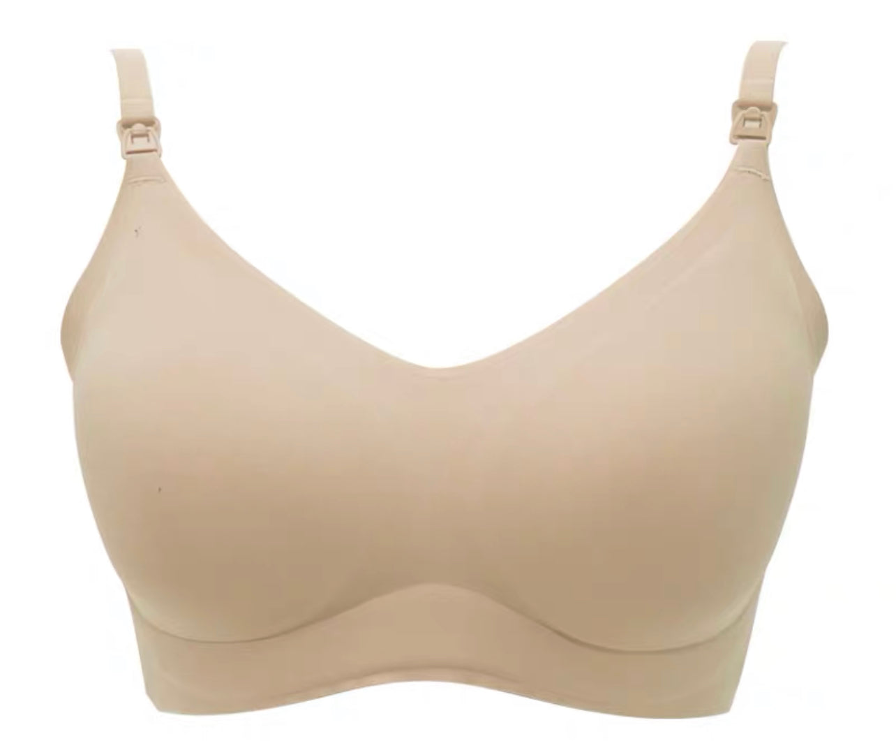 Beige Colour Dearie & Co Lingerie Nursing Latex Bra