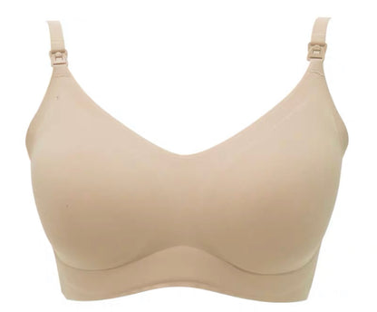 Beige Colour Dearie & Co Lingerie Nursing Latex Bra