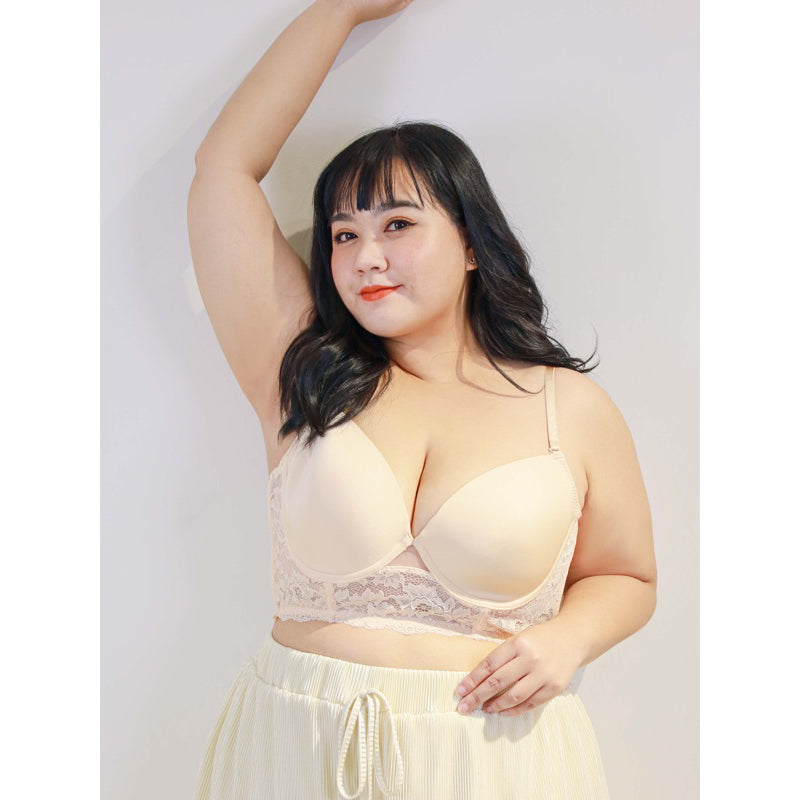 【LOWER BACK BRA】 Fiona Plus Size Backless Bra