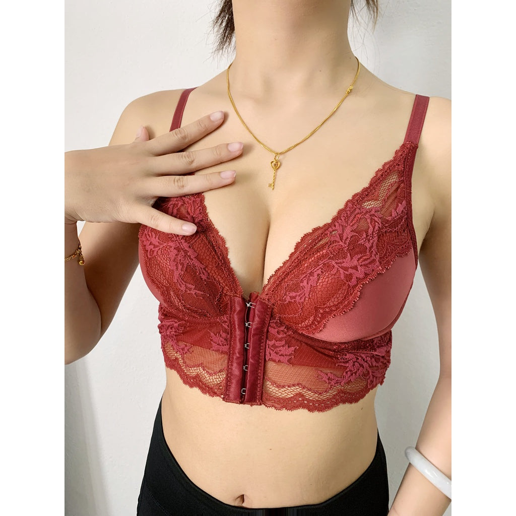 PUSH UP BRA】 Good Fortune Front Buckle Push Up Bra – Dearie & Co