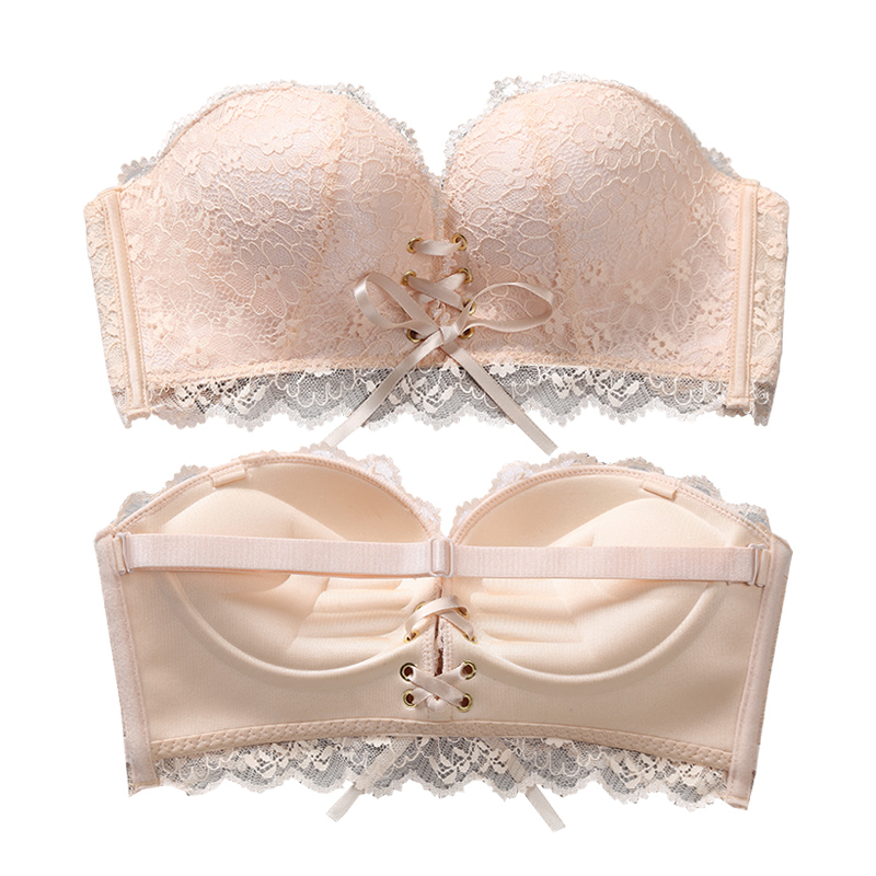 Strapless Bra】Lace Strapless Bra – Dearie & Co